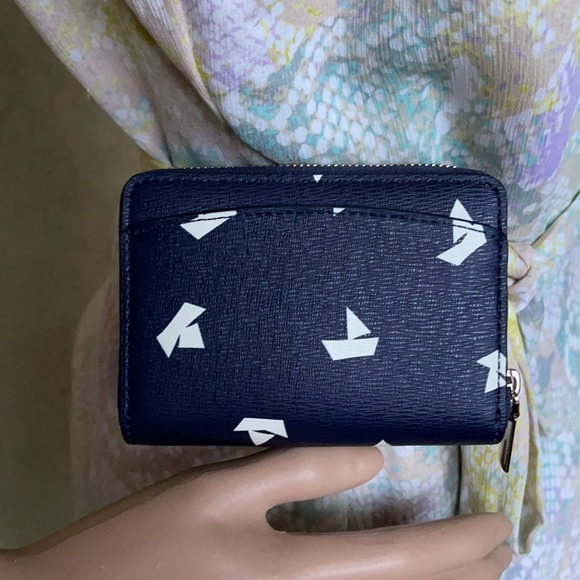 Kate Spade spencer paper boats zip cardholder - Picture 13 of 16